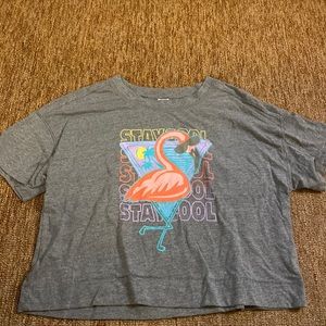 STAY COOL FLAMINGO CROP TOP!!!